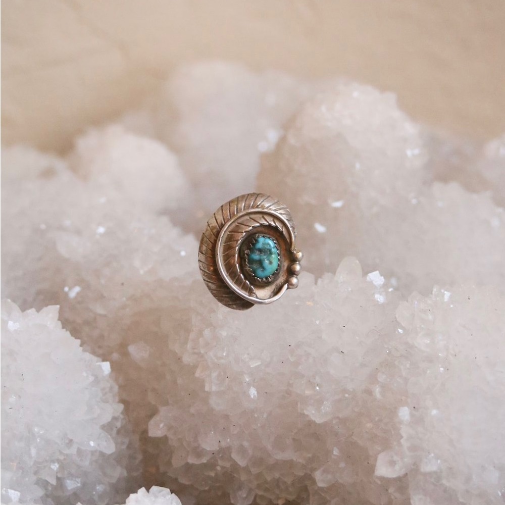 Vintage Turquoise Silver Ring